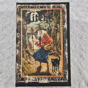 Halloween Secret Hidden Storage Book Witches Tales Dark Magic Potions Spells